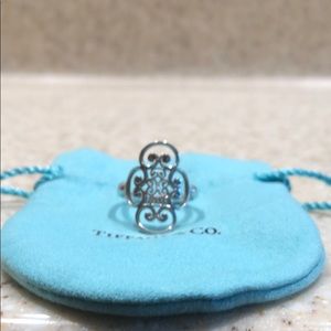 Sterling silver Tiffany ring.